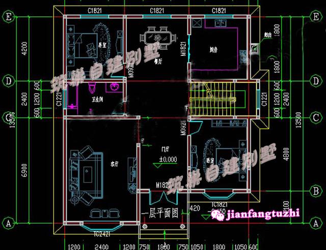 二層農村自建房，外觀典雅大氣，空間規劃合理，很適合農村建的一款。