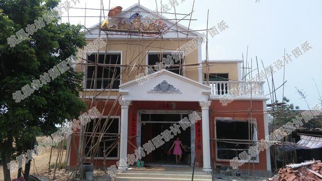 占地面積100㎡的農村二層別墅設計圖，外觀大氣，簡單實用，主體參考造價20萬