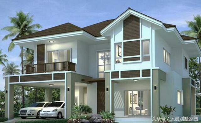 兩棟農村現代別墅設計圖，“90后”建房的最愛！