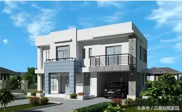 兩棟農村現代別墅設計圖，“90后”建房的最愛！