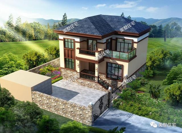 五款經典一層別墅設計圖，帶院子，獨門獨院、安逸休閑，你一定會非常喜歡！