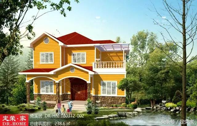 推薦兩款占地小的二層別墅設計圖，帶車庫，經濟實用，結構簡單。