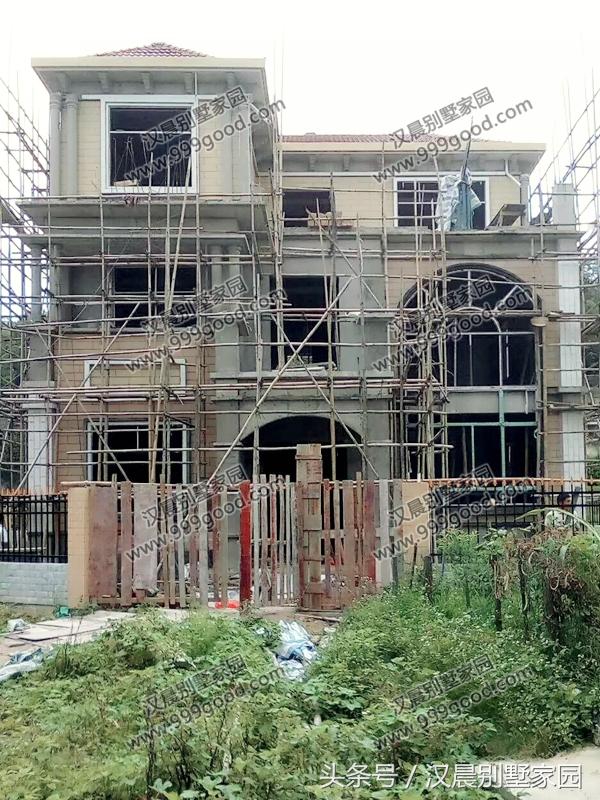 10.8X12米三層別墅設計圖，精致典雅，經濟實用，造價30萬。