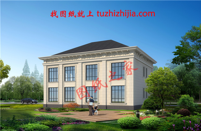 200平米左右二層樓房設(shè)計圖，外觀看著舒服、布局住著坦然