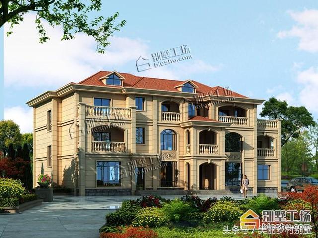 25.5X13.8米三層別墅設計圖，豪華大氣，土豪都喜歡這樣的。