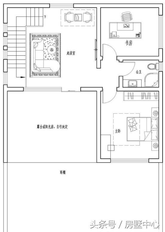 二層中式別墅設(shè)計圖，菜園陽光房應(yīng)有盡有，造價27萬，給父母養(yǎng)老必選的一套。