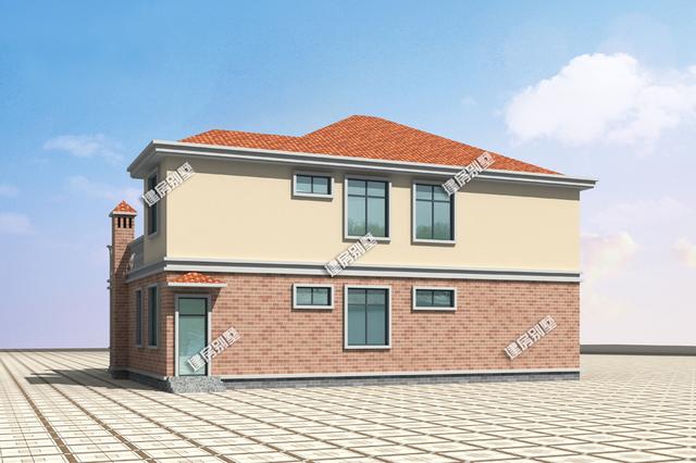 15.24x13.04米二層別墅設計圖，帶特大堂屋+獨立佛堂+土灶廚房，布局合理實用。