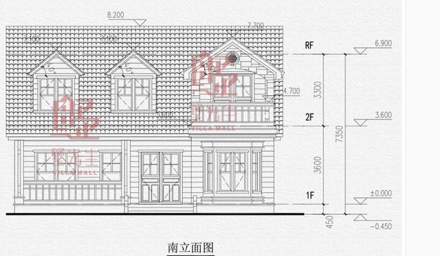 占地134平的田園風(fēng)一層別墅設(shè)計圖，帶閣樓，造價23萬以內(nèi)。