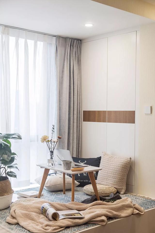 北歐風裝修56平單身公寓，溫馨浪漫。