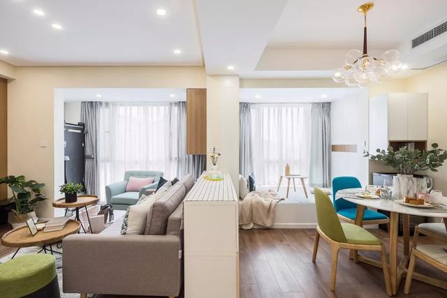 北歐風裝修56平單身公寓，溫馨浪漫。