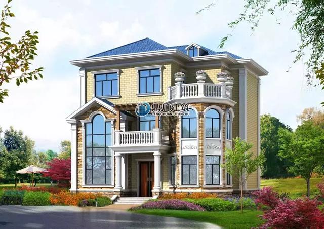 三層農(nóng)村自建房，帶多功能廳和棋牌室，外觀還很高端，很適合農(nóng)村建。