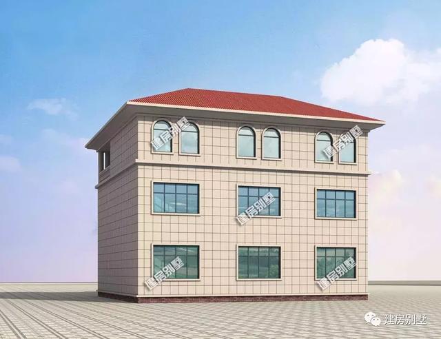 占地171平的三層別墅設計圖，帶大堂屋，確認過眼神，是父母們喜歡的類型。