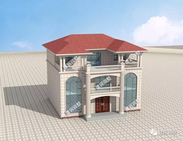 占地171平的三層別墅設計圖，帶大堂屋，確認過眼神，是父母們喜歡的類型。