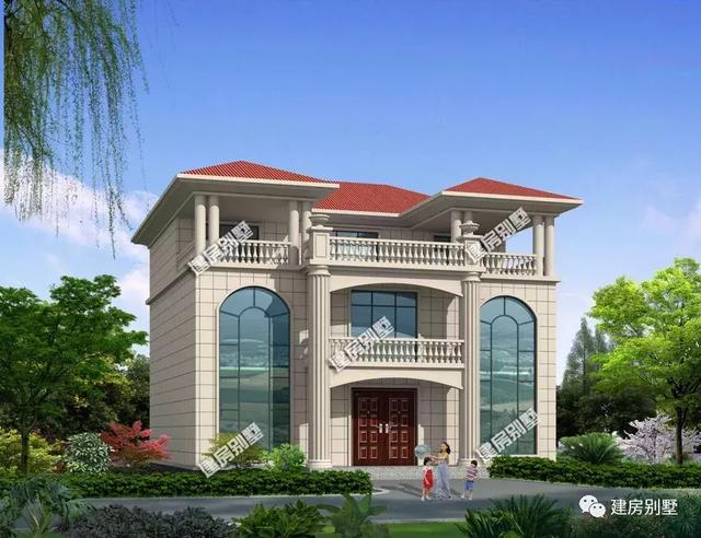 占地171平的三層別墅設計圖，帶大堂屋，確認過眼神，是父母們喜歡的類型。