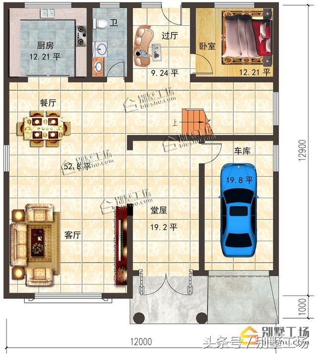 兩款造價35萬三層農(nóng)村別墅設(shè)計圖，帶挑空客廳+車庫，你不打算來一套嗎？