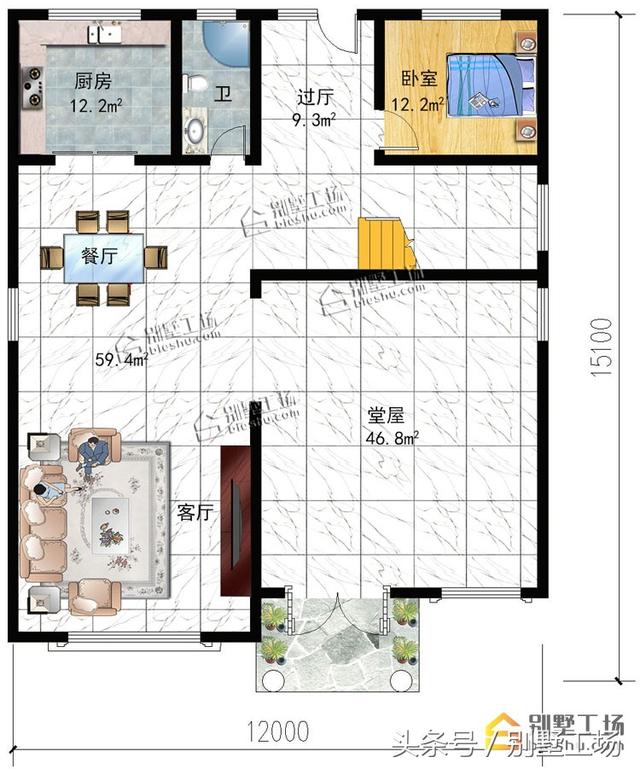 兩款造價35萬三層農(nóng)村別墅設(shè)計圖，帶挑空客廳+車庫，你不打算來一套嗎？