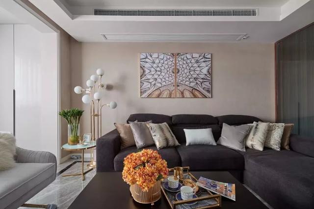 120平三居室美式風格裝修，效果很不錯。