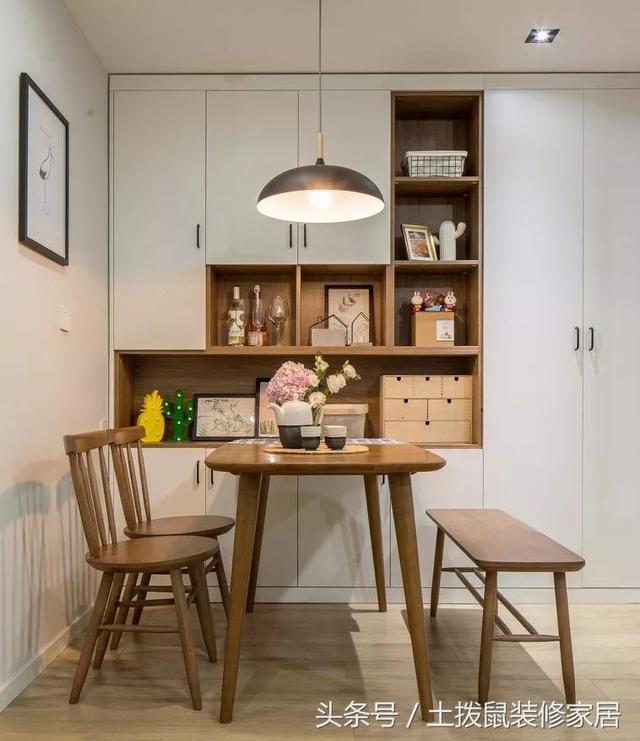 132㎡婚房北歐+日式混搭風裝修，高顏值，臥室的配色特特別美。