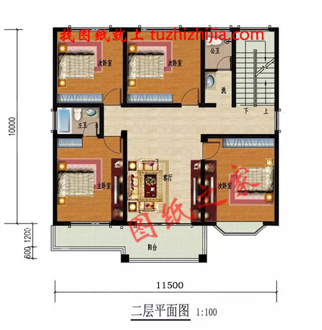 120平米三層小別墅效果圖，端莊大氣很經(jīng)典