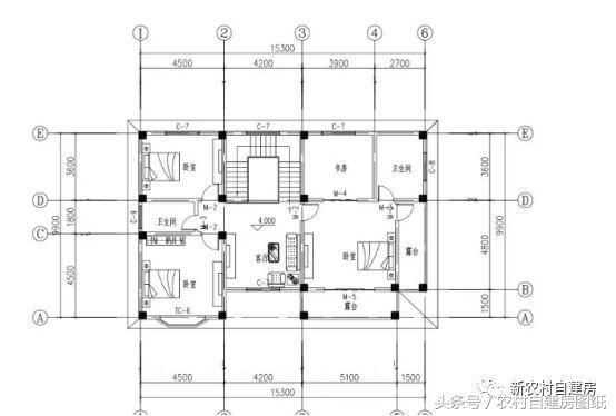 占地133平方米的二層小別墅設計圖，外觀樸素大方，造價劃算不到25萬。