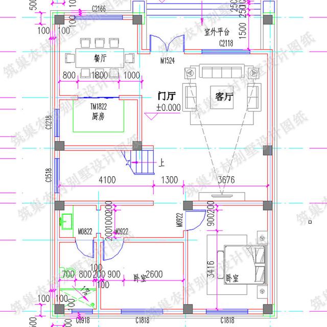 9×13米四層農村自建房，帶露臺花園，外觀清新淡雅，造價40萬。