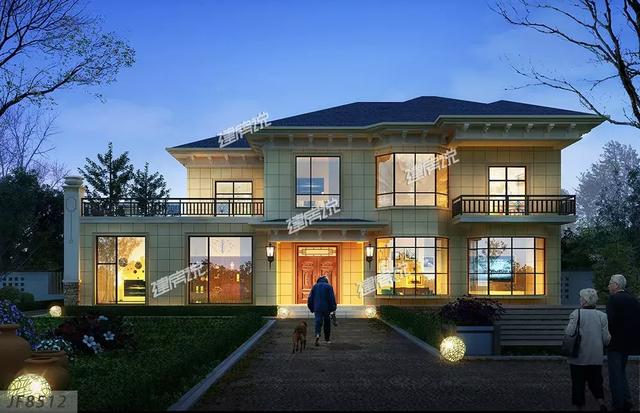 20X9米二層別墅設(shè)計圖，兩面寬，小進深，保證美到驚艷鄰里八鄉(xiāng)。