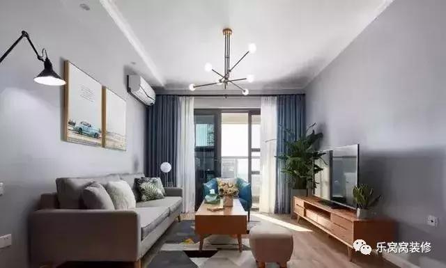 90平米三房兩廳自然簡約裝修，時尚自然又清，效果很不錯哦。