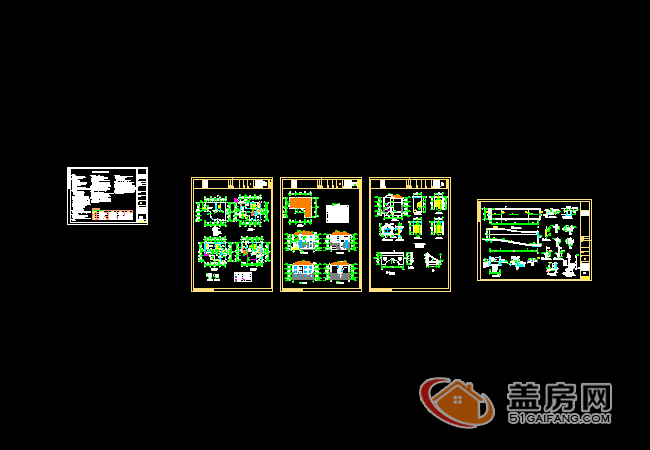 15x14三層半農村別墅設計圖，帶地下室，漂亮大方。