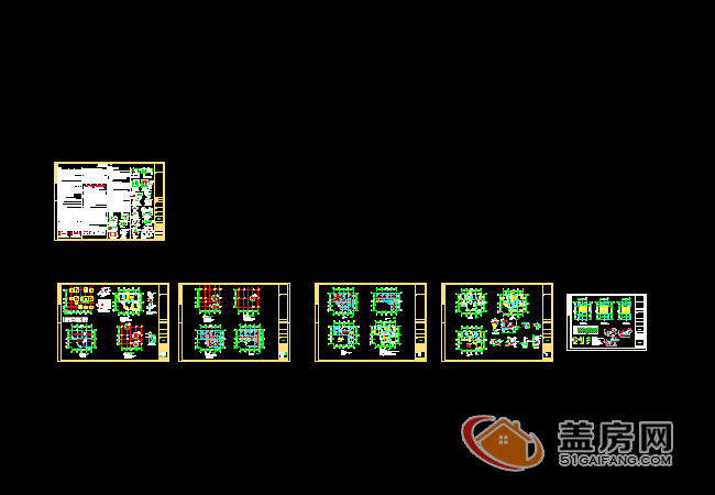 15x14三層半農村別墅設計圖，帶地下室，漂亮大方。