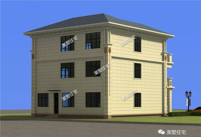 9室2廳三層歐式別墅自建房，美觀實用，經典歐式別墅