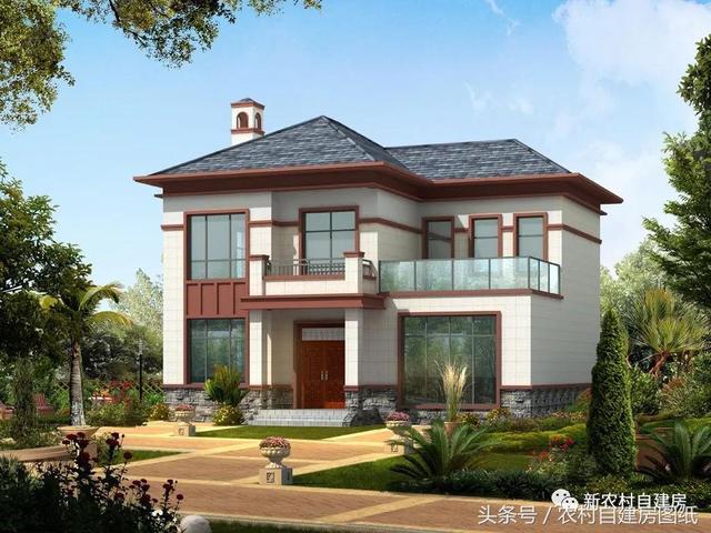 兩款都是帶柴火灶的農(nóng)村別墅設計圖，一層和二層你選擇哪個？