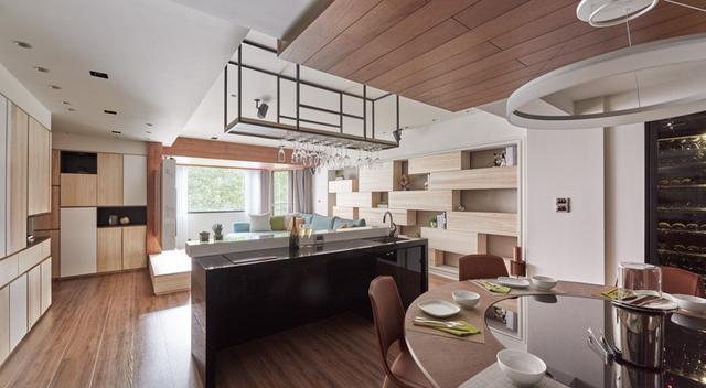 60平新房裝修，尤其是電視墻吸眼，當隔斷用。