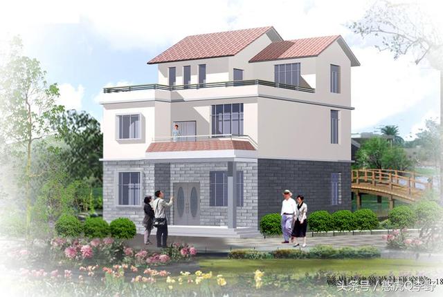 5款造價30萬的三層別墅設計圖，各有各的好看，你喜歡哪一款？