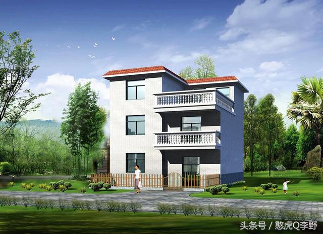 5款造價30萬的三層別墅設計圖，各有各的好看，你喜歡哪一款？