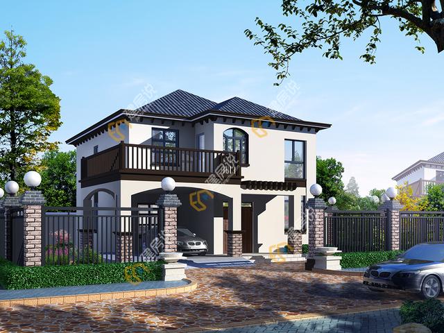 分享15款帶車庫別墅設計圖，每一款都很別致