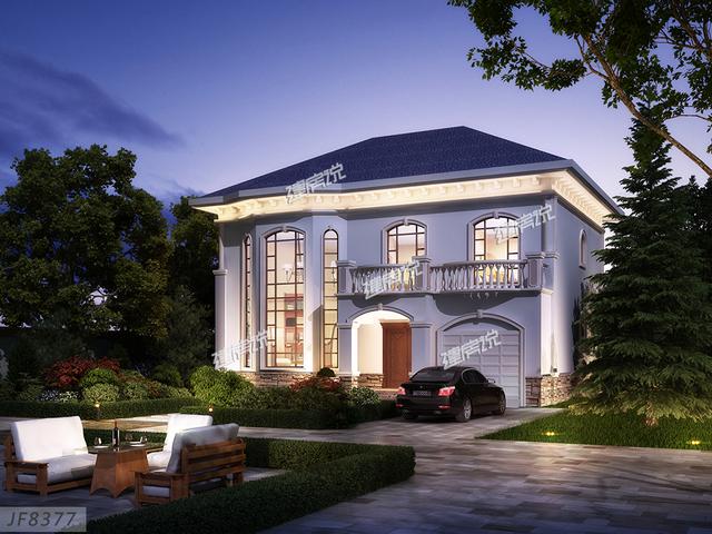 分享15款帶車庫別墅設計圖，每一款都很別致