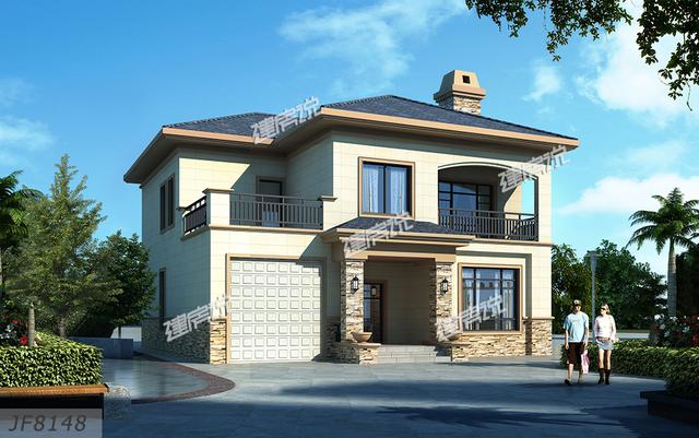 分享15款帶車庫別墅設計圖，每一款都很別致