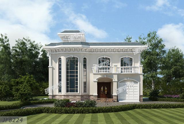 分享15款帶車庫別墅設計圖，每一款都很別致