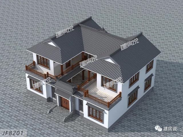 8套中式別墅設計圖，充滿中式住宅的古韻古香，在布局上又符合現(xiàn)代人的生活習慣