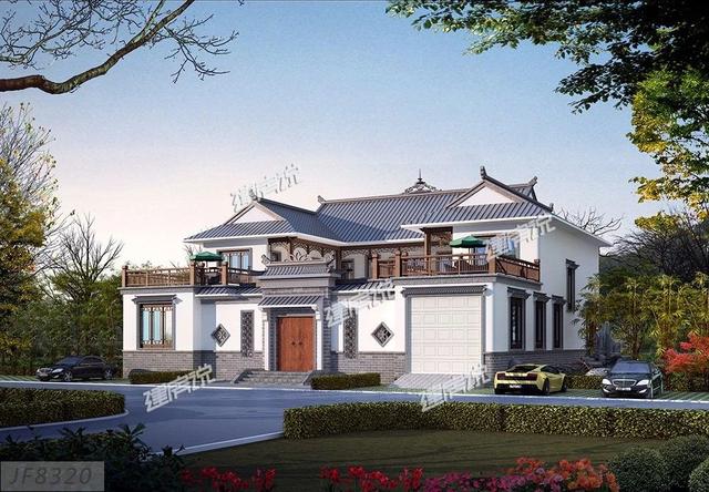 8套中式別墅設計圖，充滿中式住宅的古韻古香，在布局上又符合現(xiàn)代人的生活習慣