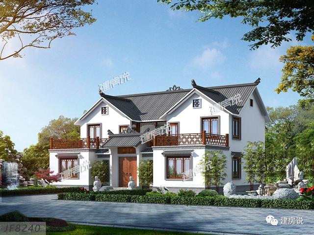 8套中式別墅設計圖，充滿中式住宅的古韻古香，在布局上又符合現(xiàn)代人的生活習慣