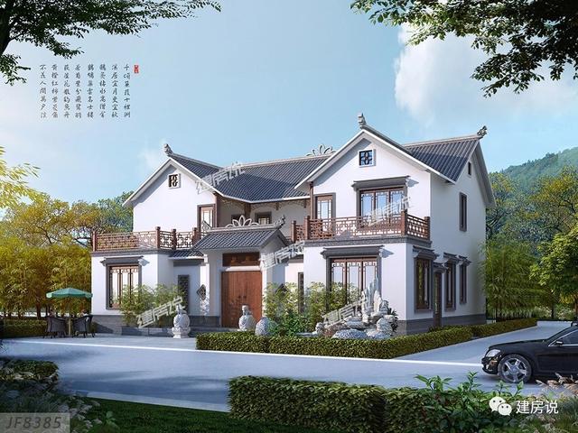 8套中式別墅設計圖，充滿中式住宅的古韻古香，在布局上又符合現(xiàn)代人的生活習慣