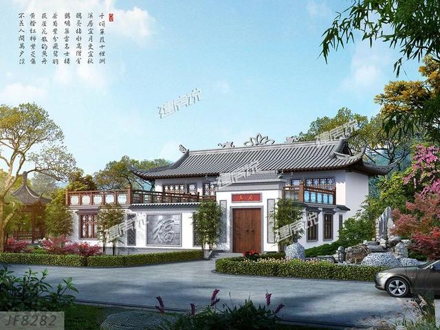 8套中式別墅設計圖，充滿中式住宅的古韻古香，在布局上又符合現(xiàn)代人的生活習慣