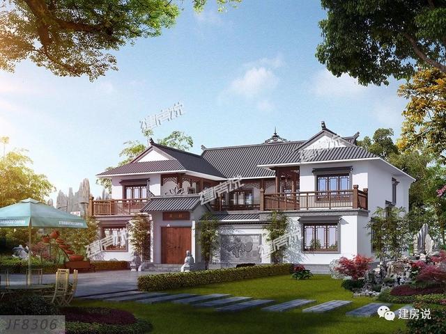 8套中式別墅設計圖，充滿中式住宅的古韻古香，在布局上又符合現(xiàn)代人的生活習慣