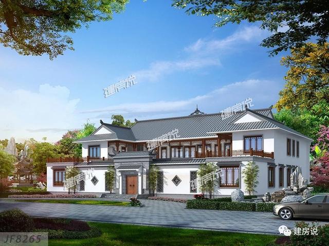 8套中式別墅設計圖，充滿中式住宅的古韻古香，在布局上又符合現(xiàn)代人的生活習慣