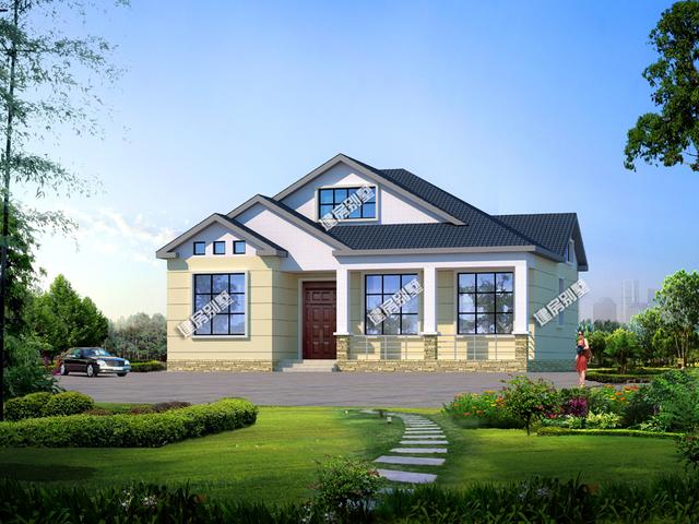 兩款開間13.4米的農(nóng)村二層別墅設(shè)計圖，精致舒適