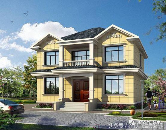  這款別墅設計圖整體布局實用，與其費盡心思在城市買房，還不如回鄉下建個漂亮的小別墅