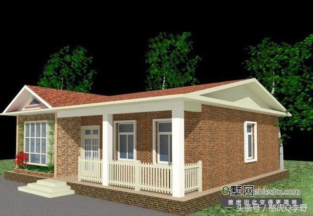 農村自建房一層這么蓋最漂亮實用