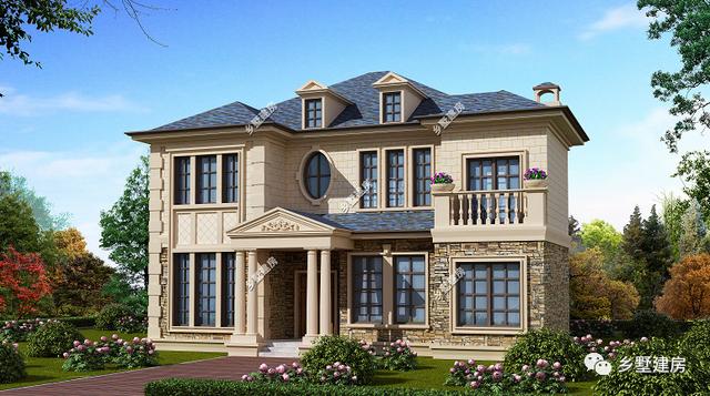 帶門樓的自建房設(shè)計圖，建房子帶門樓，好處多多