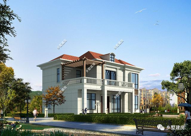 帶門樓的自建房設(shè)計圖，建房子帶門樓，好處多多